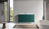 Alma Romio 60" Single sink Vanity With Marble Stone Top / Jade Finish