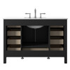 Alma Romio 48" Single sink Vanity With Quartz Top / Dark Espresoo