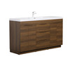 Combo 60 inch Single Sink Vanity With A Integrated Sink