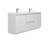 Edison 71" Free standing vanity with A integrated Top