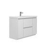 Edison 48" Free standing vanity with A integrated Top