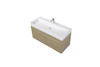 Combo 48″  Wall Mount Vanity With A Integrated Sink