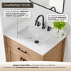Givana 30" Vanity with Milano White Stone Top and White Sink