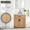 Givana 30" Vanity with Milano White Stone Top and White Sink