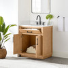Givana 30" Vanity with Milano White Stone Top and White Sink