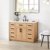 Givana 48" Vanity with Milano White Stone Top and White Sink