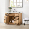 Givana 48" Vanity with Milano White Stone Top and White Sink