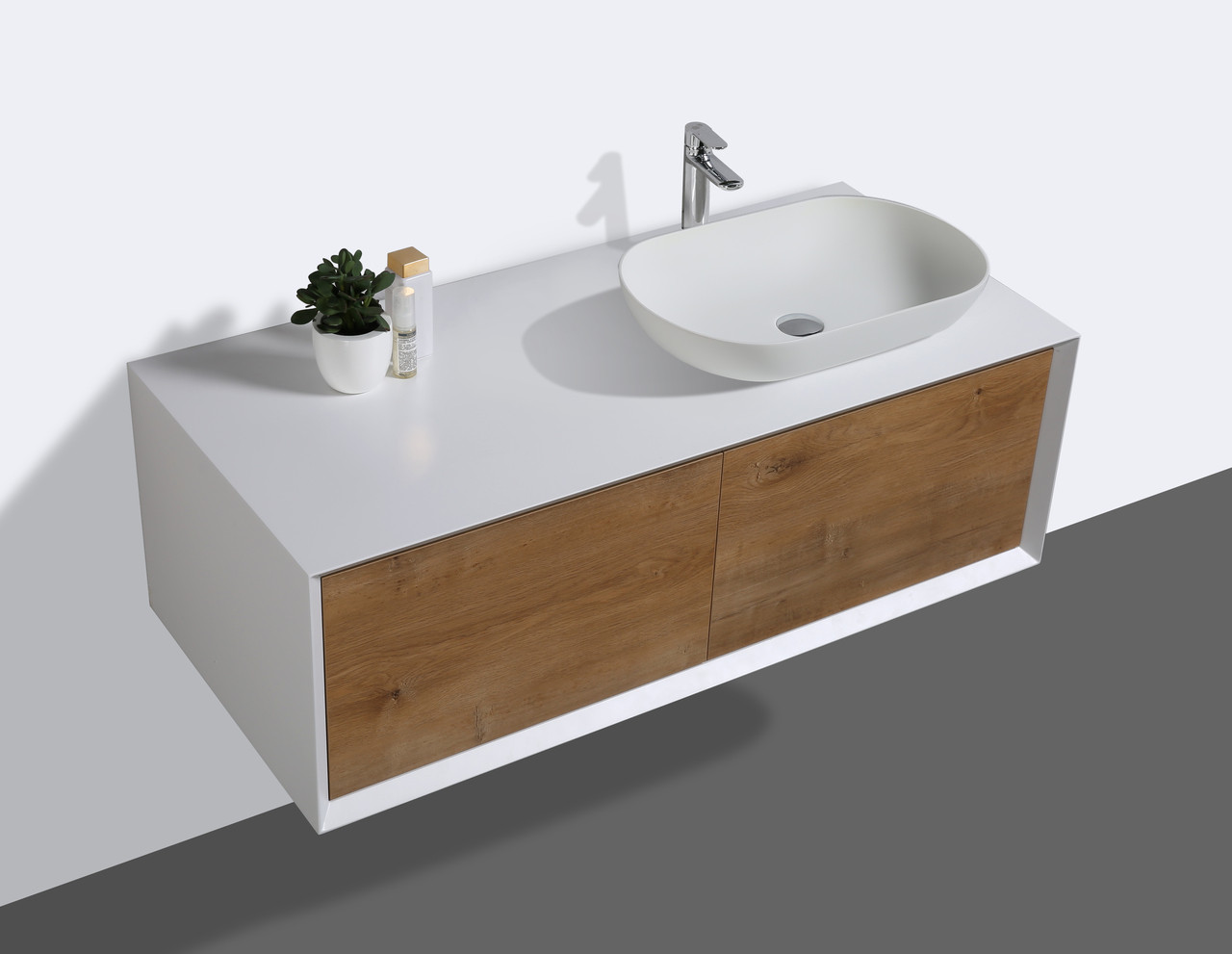 48 Inch Right Offset Bathroom Vanity