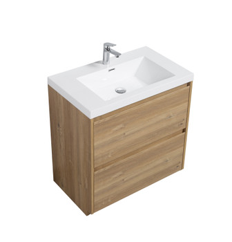 Edison 36" Free standing vanity with A integrated Top