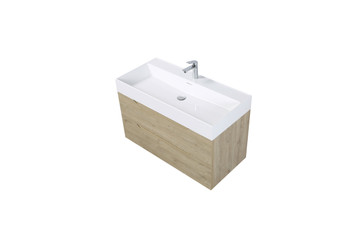 Combo 40″ Wall Mount Vanity With A Integrated Sink