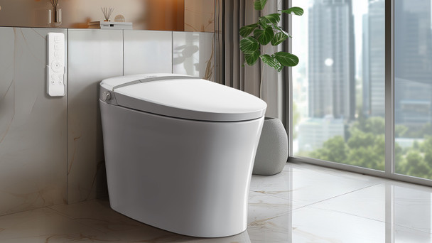 Alma Intelligent I Deer Series Floor Mount  Dual Flush Toilet