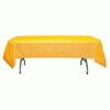 *12 Count* Yellow Rectangular Plastic Tablecloths 54" x 108"