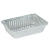 2 1/4" lb. Aluminum Disposable Oblong Pan