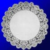 4" White Round Doily 40ct.
