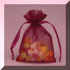 4" x 6" Burgandy Organza Bags 10ct.