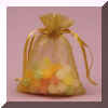 4" x 6" Gold Organza Bags
