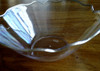 5" Clear Plastic Dessert Bowl with Silver Scalloped Edge 10 Ct.