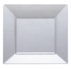 6 1/2" Clear Square Cake Plastic Plate 10ct.