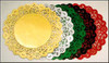 6" Round Gold Doilies 18ct.