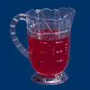 64oz. Clear Plastic Crystal Cut Pitcher