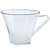 8 oz. Clear Plastic Flared Square Coffee Cups 8ct.