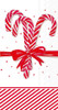 Christmas Hand Towels Paper Guest Towels Disposable Fingertip Towels Christmas Bathroom Decor Candy Cane Decor 16 ct.