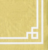 Caspari Gold Rive Gauche Paper Beverage Napkins, 20 count