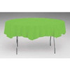 Citrus Green 82" Round Polylined Tablecloths