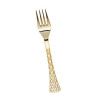 Gold Hammered Gold Plastic Forks 20ct.