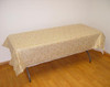Gold Lace Rectangular Plastic Tablecloths