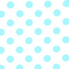 Light Blue Polka Dot Plastic Tablecloths 54" x 108"