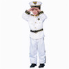 Navy Admiral White Children's Halloween Costume