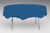Navy Blue 82" Round Polylined Tablecloths