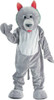 Plush Hungry Wolf Mascot Halloween Costume