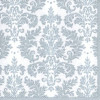 Silver Jacquard Silver / White Lunch Napkins 20ct.