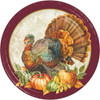 Thanksgiving Turkey 9" Thanksgiving Dinner Paper Plates 8ct.