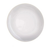 Clear w/ Gold Rim 10.25" Plastic Wedding Dinner Plates 10ct.