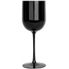 Wine Goblets Black 12oz Plastic Wedding 5ct.