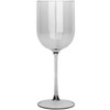 Wine Goblets Smoke.Grey 12oz Plastic Wedding 5ct.