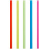 8 1/2" Colossal Neon Unwrapped Straw - 4000/Case