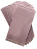 Mauve with Gold Stripe Guest Paper Dinner Napkins | 16 Napkins