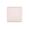 pink w/ gold edge square salad plates