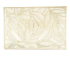 Gold Pear Leaf Laser Cut Placemat - 1 Placemat