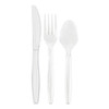 clear plastic forks spoons knives