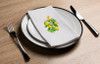 Lemon Bird Foliage Disposable Airlaid Buffet / Guest Napkins - Pack of 16