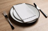Simple Black Barb Disposable Airlaid Buffet / Guest Napkins - Pack of 16