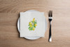 Lemon Bird Foliage Disposable Airlaid Buffet / Cocktail Napkins - Pack of 20