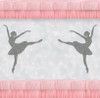 Ballet Matinee Charger Placemat 12.5" x 12.5" Durable Heavyweight Paper Elegant Table Setting - 24 Count