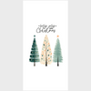 Holly Jolly Christmas Disposable Airlaid Buffet / Printed Guest Towel - Pack of 16