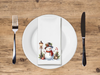 Jolly Snowman Disposable Airlaid Christmas  Buffet / Guest Towel - Pack of 16